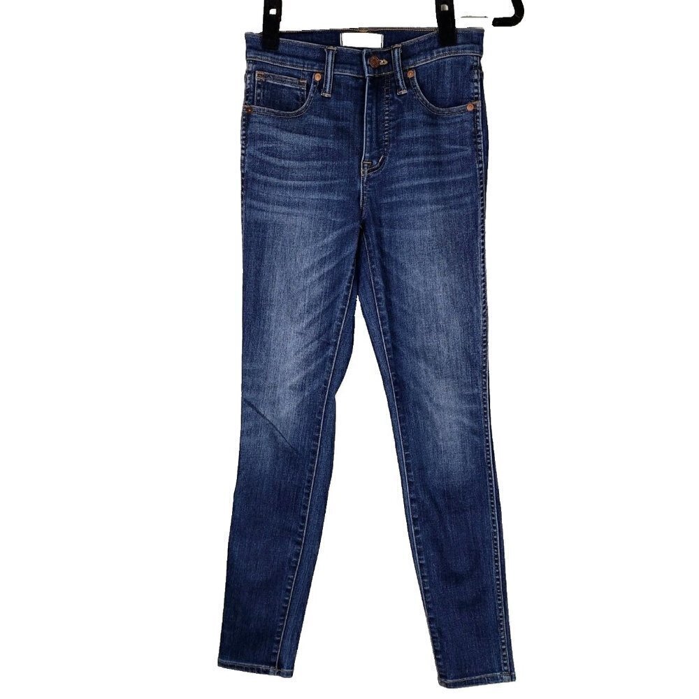 Madewell‎ High Rise Skinny Jeans 24X28 Blue Medium Wash Denim Pants